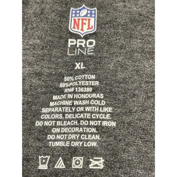 NFL Denver Broncos Country Super Bowl 50 Champions Grey T-Shirt Size XL - Picture 7 of 7